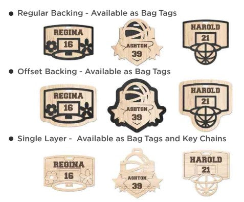 Bag Tags or Key Chains