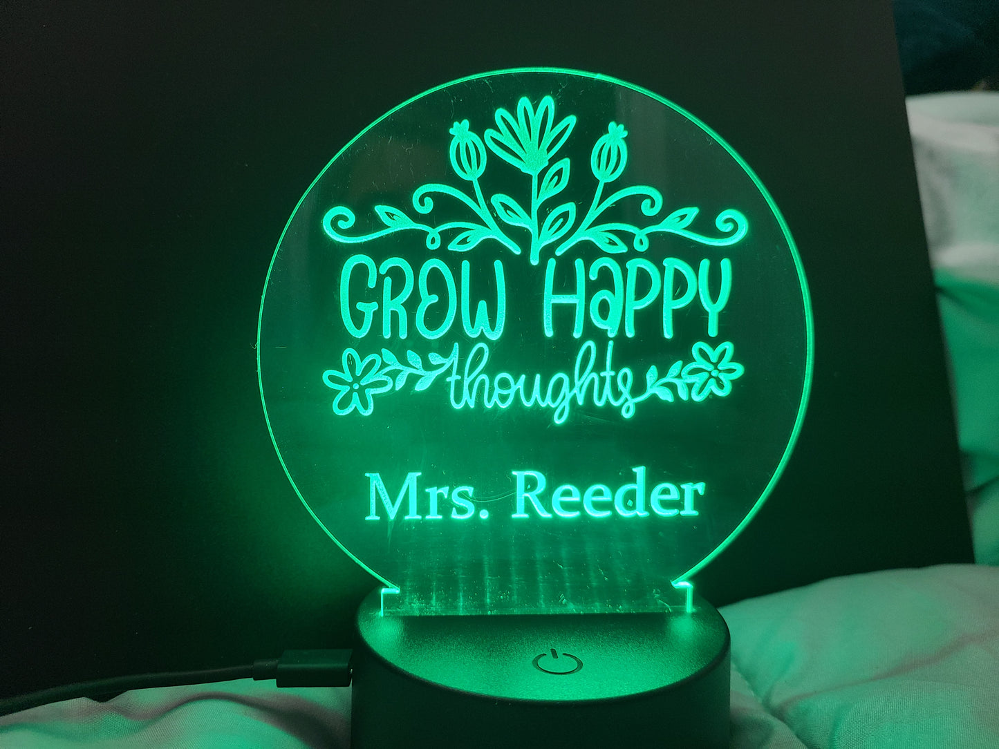 Custom Teacher Names in Lights!