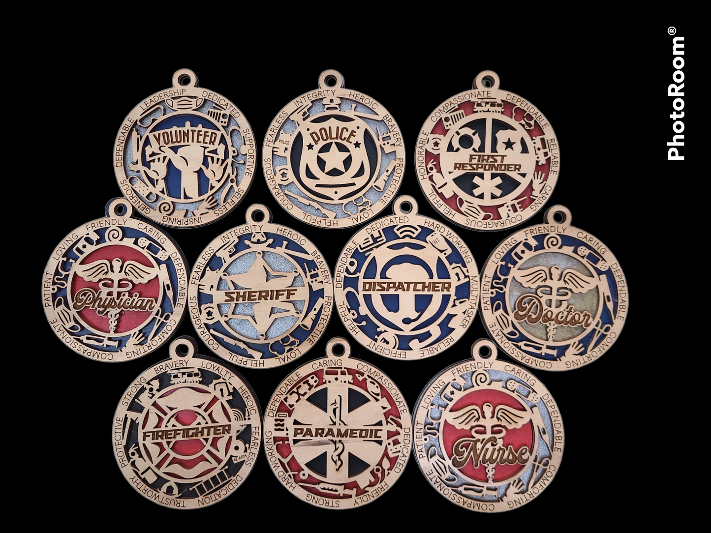 First Responders Ornaments